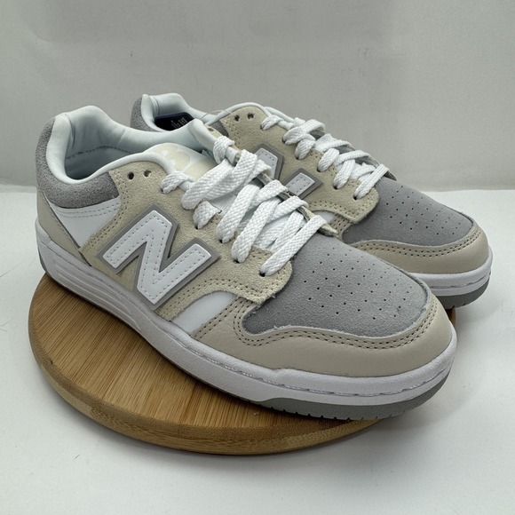 New Balance 480 Shoes Womens 7.5 Suede Leather Court Ortholite Foam Sneakers